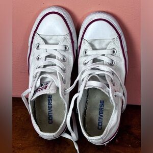 Converse W7652 Chuck Taylor All Star Low Top Shoes Women's Size 6 White